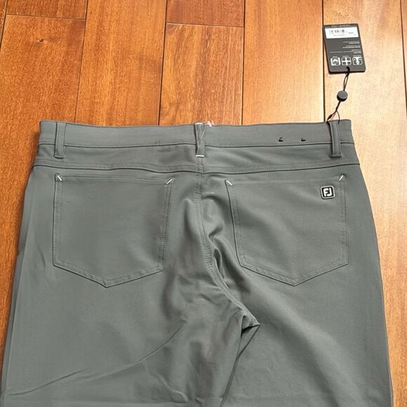 NWT Footjoy 5 Packets Gray Golf Pants size 34x32 - Picture 8 of 16